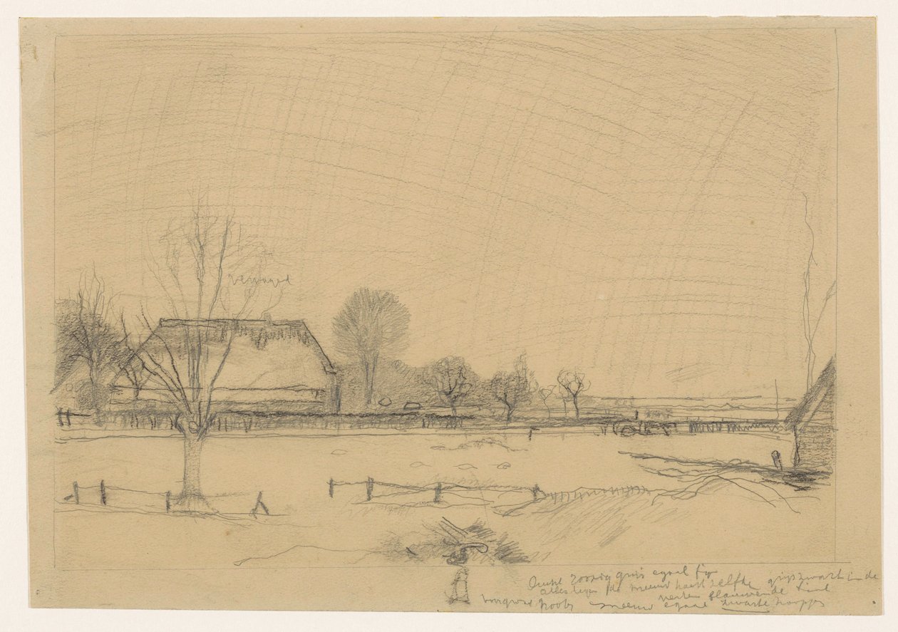 Winter Landscape at Eerbeek by Jan Mankes