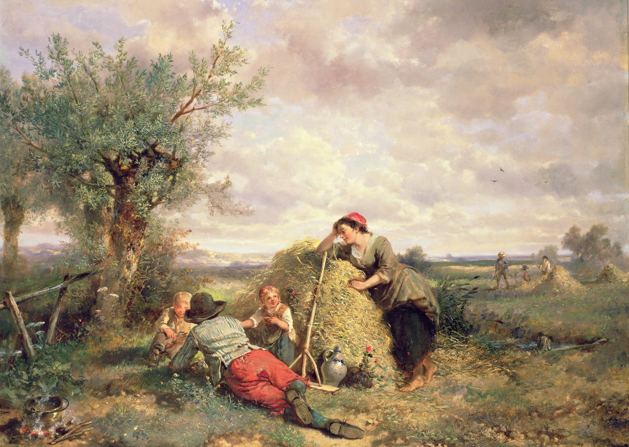 Haymaking by Jan Mari Henri Ten Kate