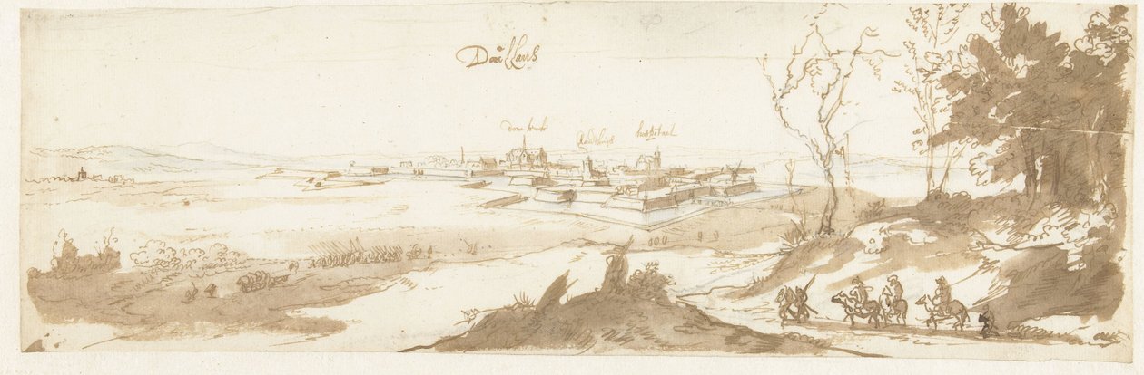 View of Doullens by Jan Peeters (I)