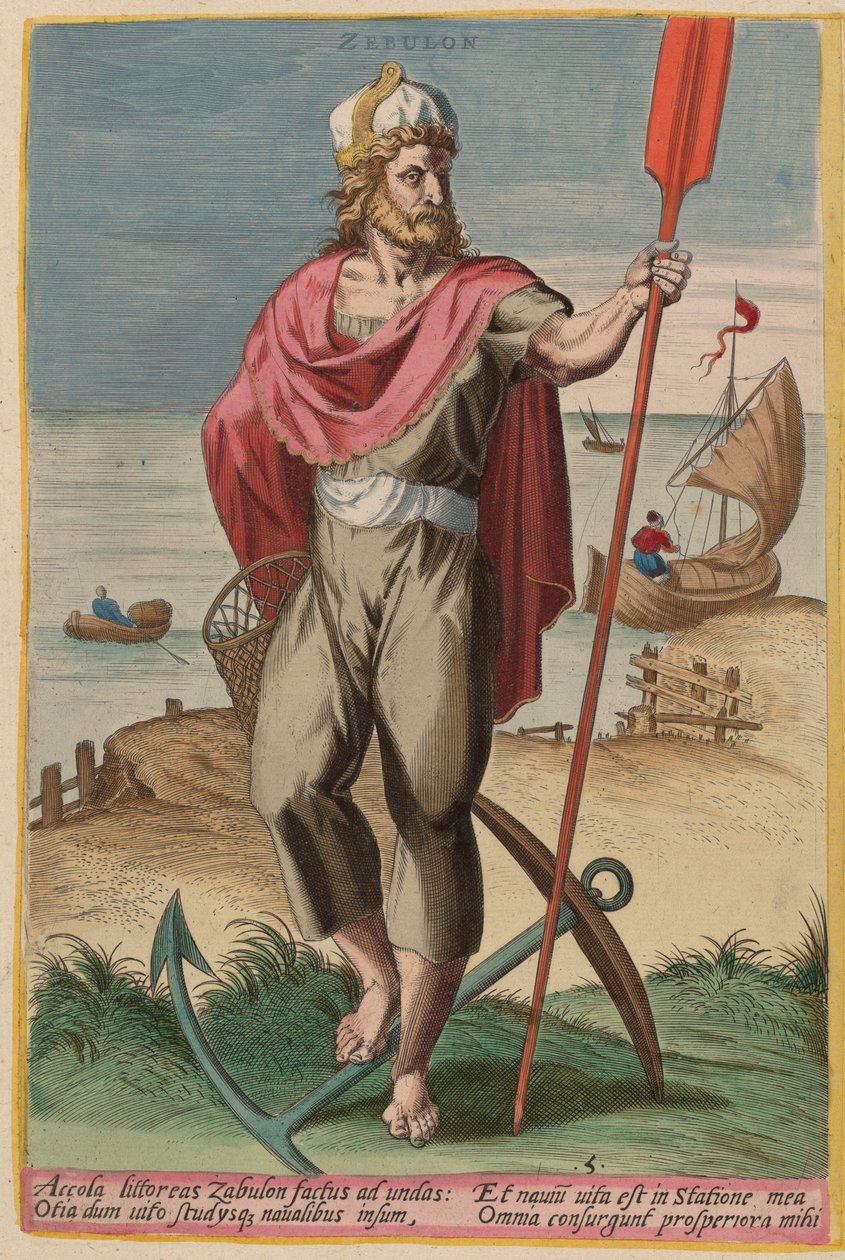 Zebulon by Jan Sadeler I after Crispen van den Broecke