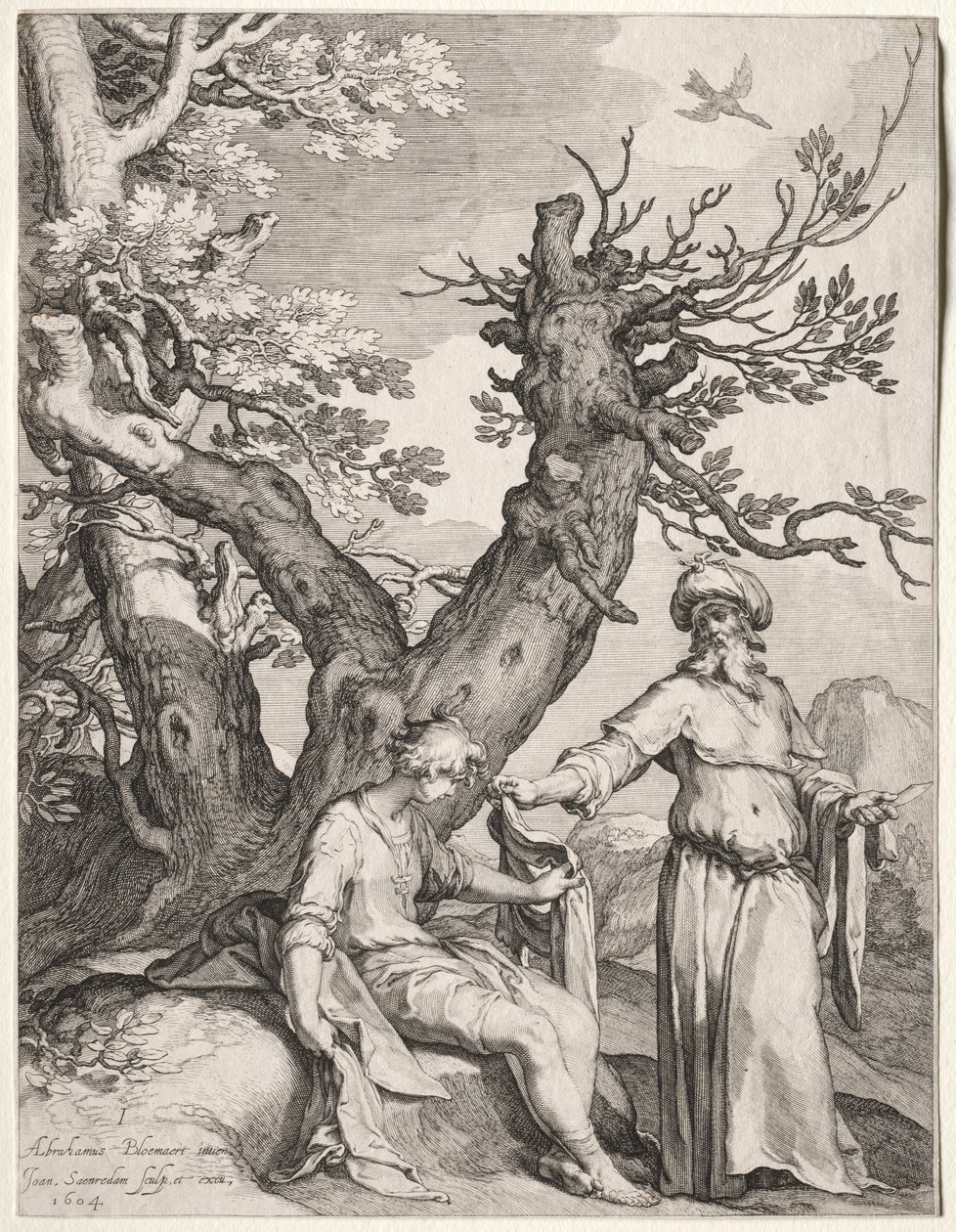 Ahijah and Jeroboam by Jan Saenredam