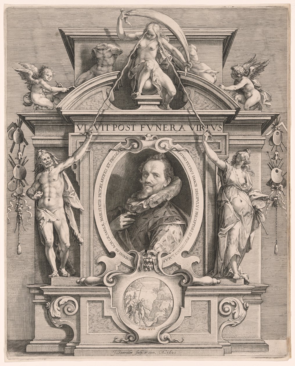 Portrait of Hans von Aachen by Jan Saenredam