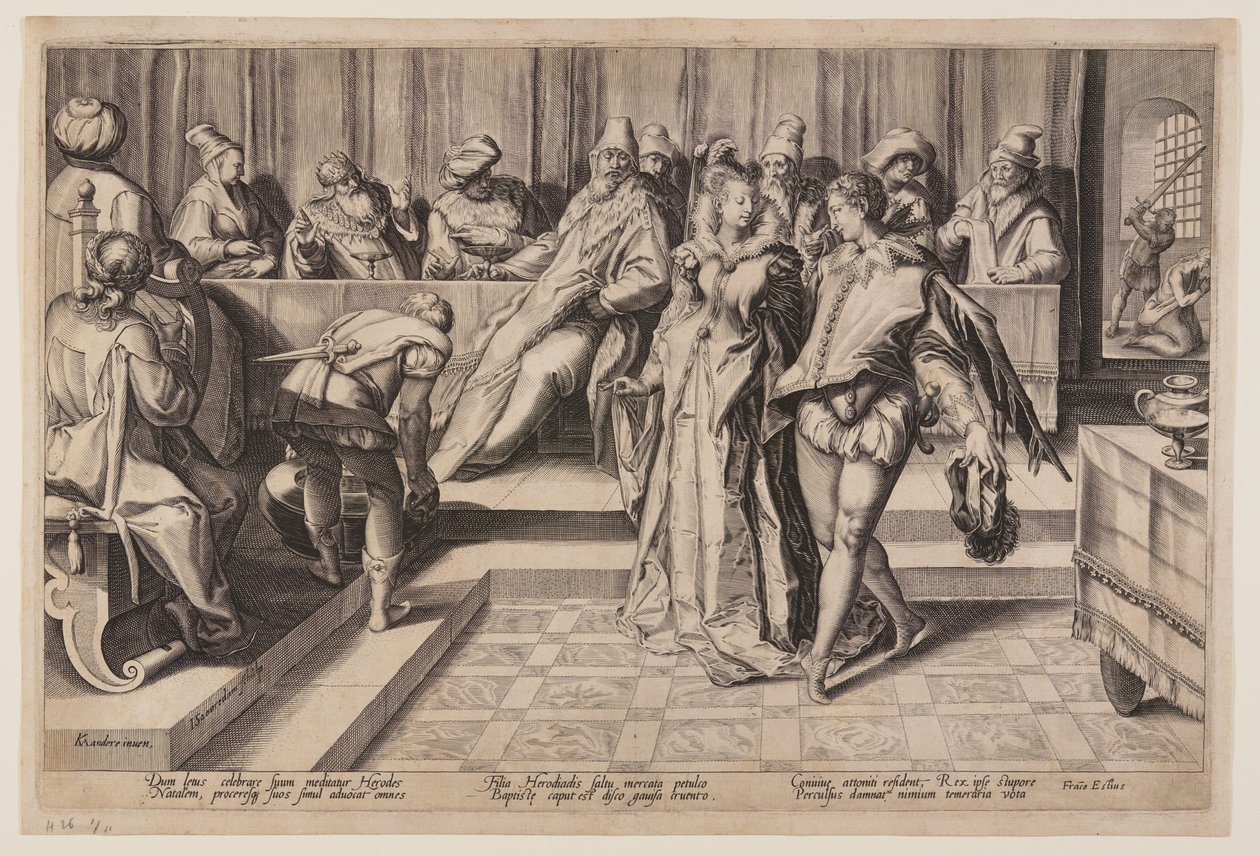 Salome Dancing before Herod by Jan Saenredam