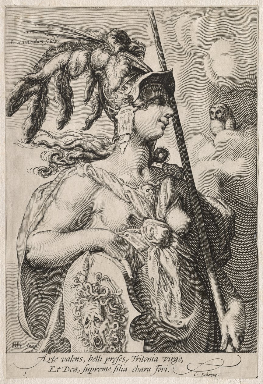 Three Goddesses by Jan Saenredam