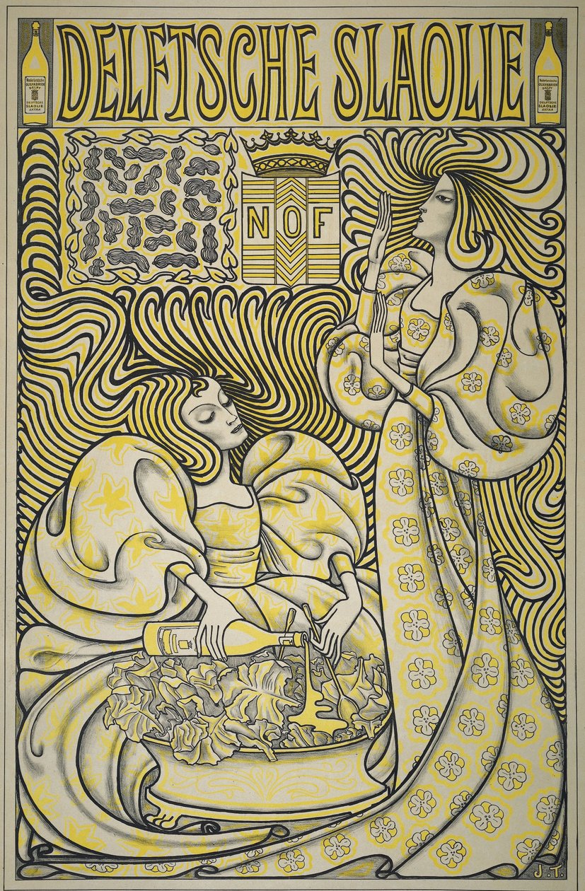 Poster for Delft Salad Oil by Jan Toorop