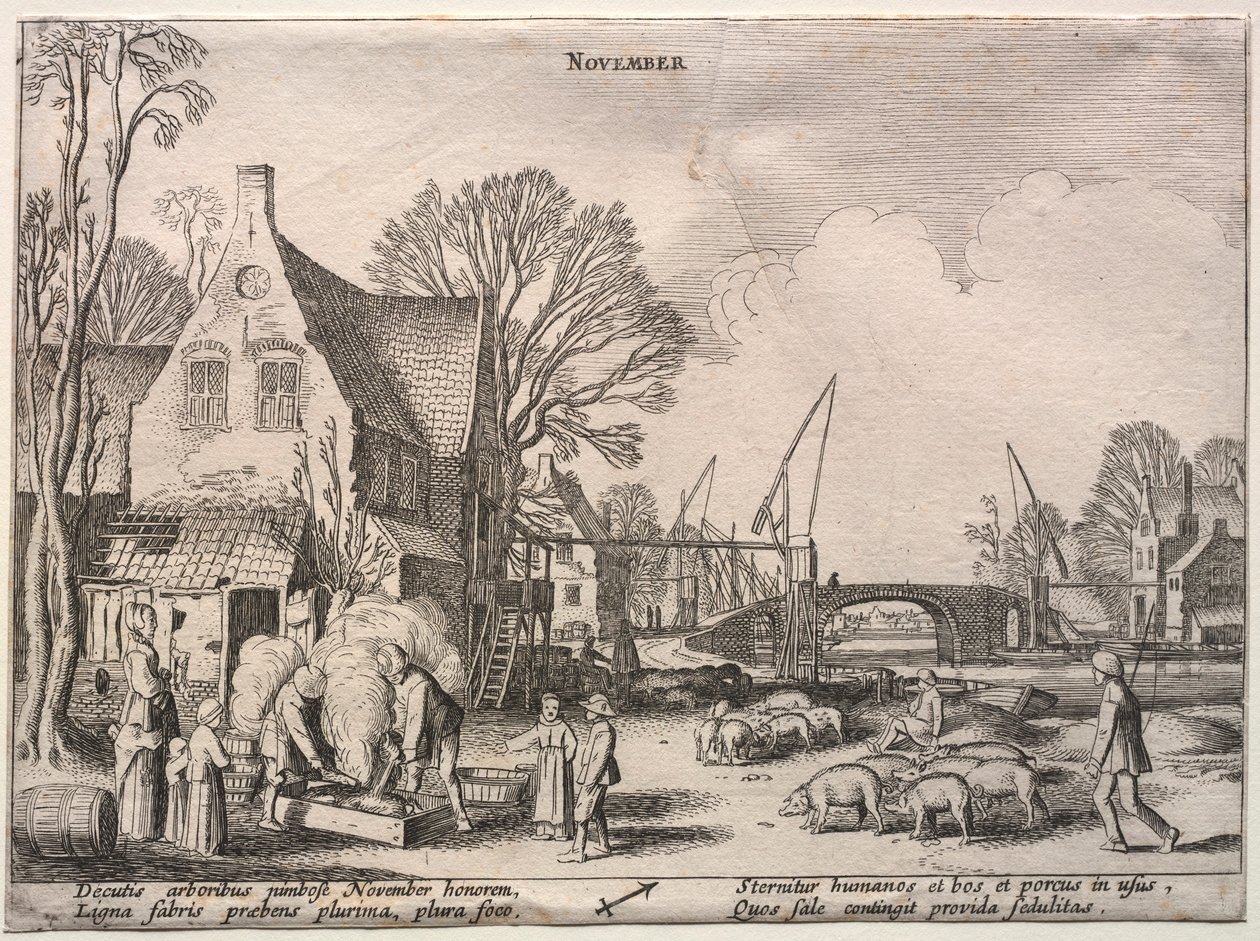 The Twelve Months: November by Jan Van de Velde