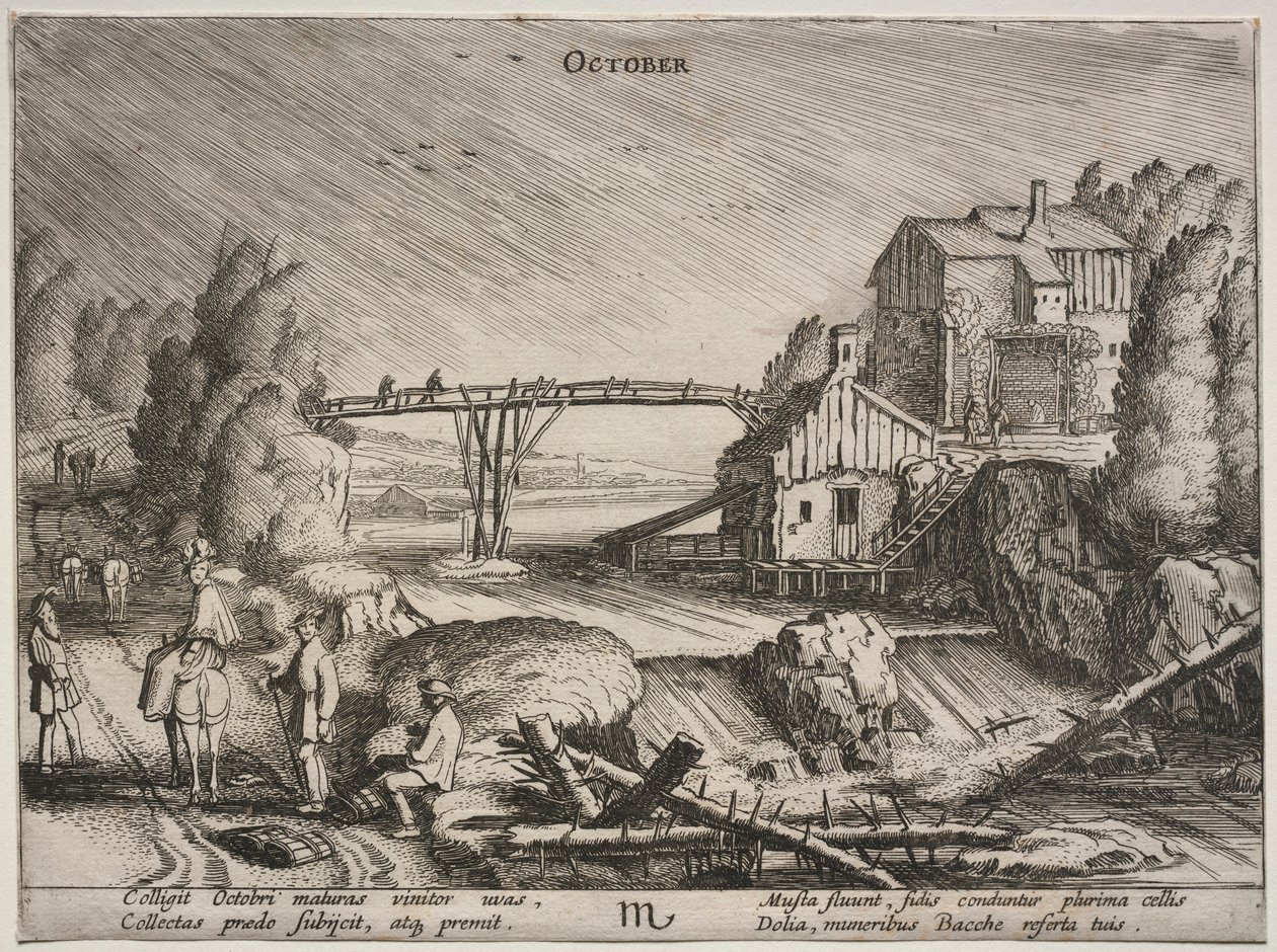 The Twelve Months: October by Jan Van de Velde