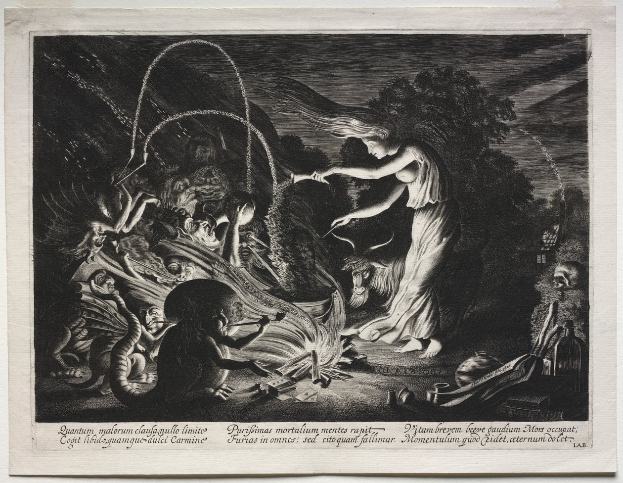 The Witch (Night Piece) by Jan Van de Velde