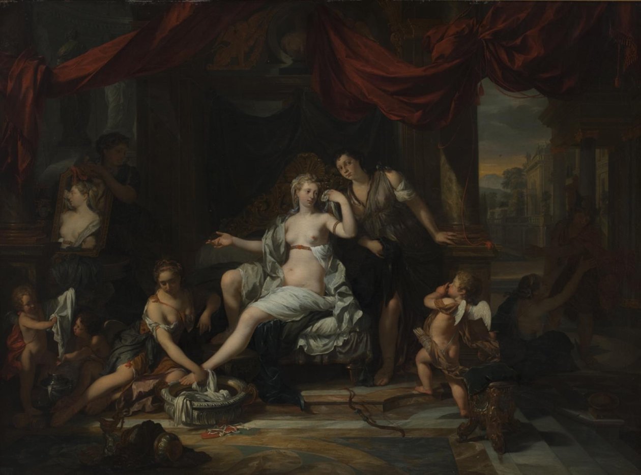 Herse Preparing to Receive Mercury by Jan Verkolje