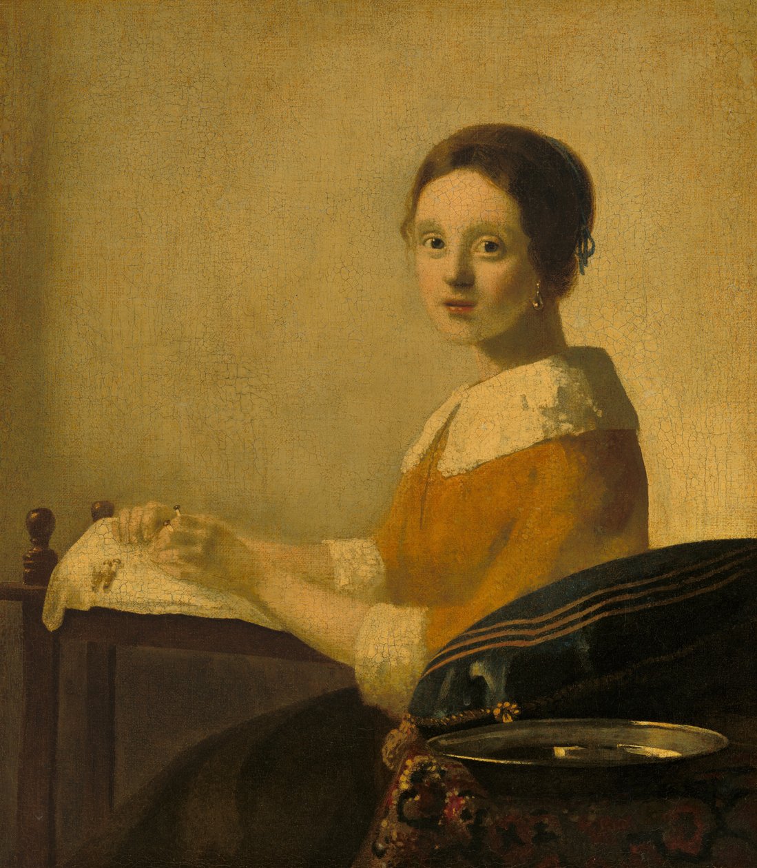 The Lacemaker by Johannes Vermeer