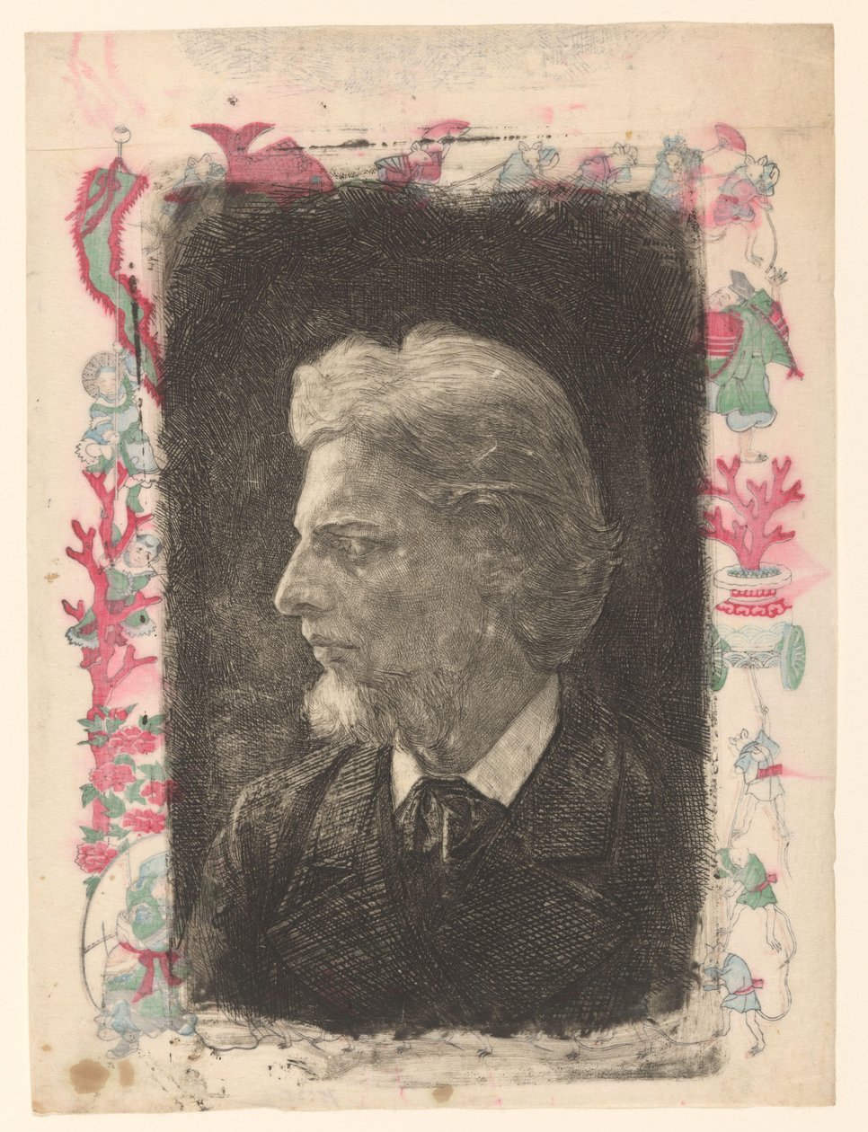 Portrait of Jacques Perk by Jan Veth