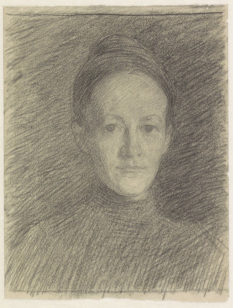 Portrait of Miss C.J. Veth by Jan Veth