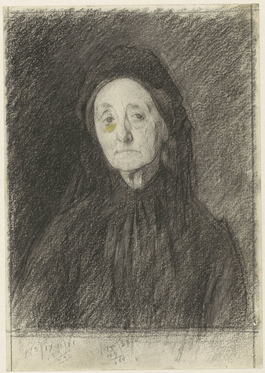 Portrait of Mrs. J.H. Giltay-Moll by Jan Veth