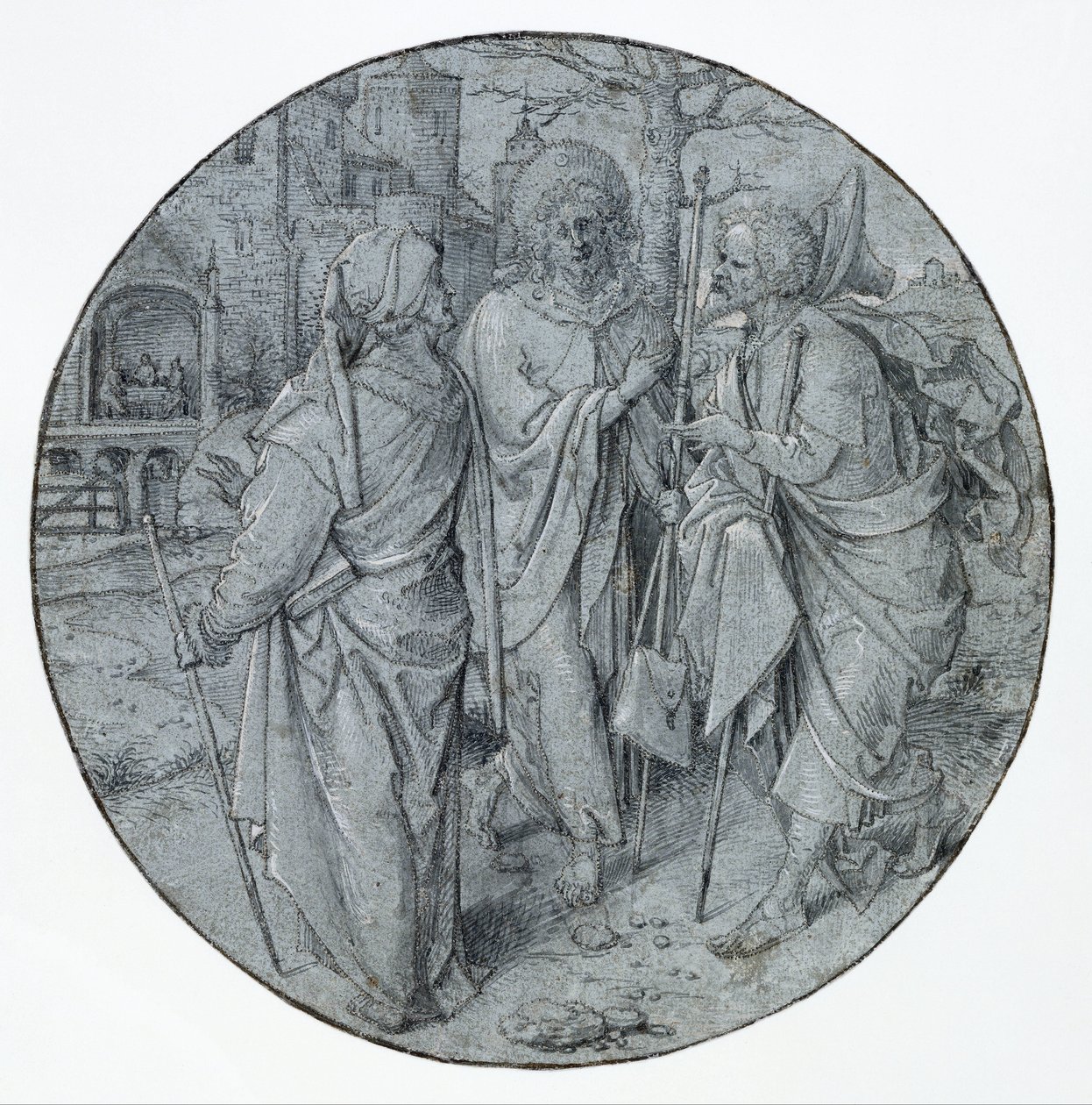 Christ at Emmaus by Jan de Beer