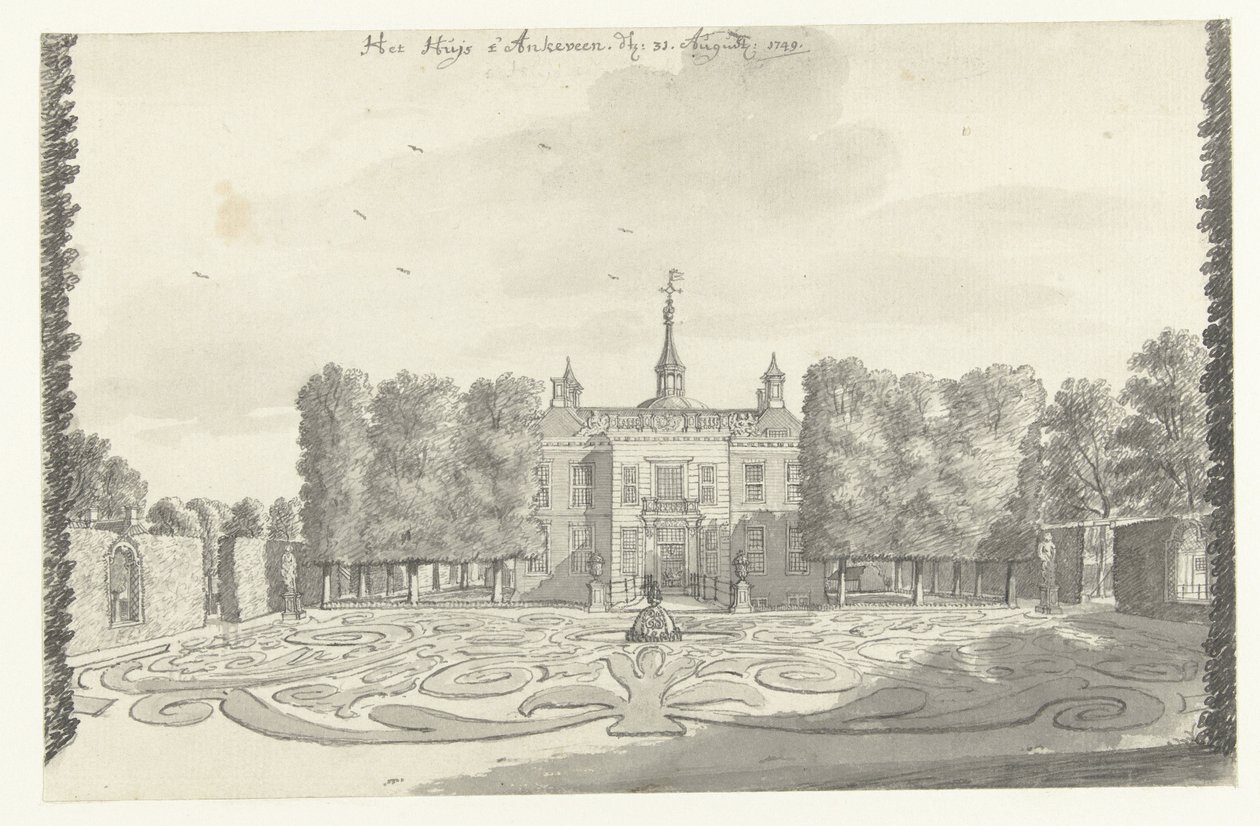 The House at Ankeveen by Jan de Beijer