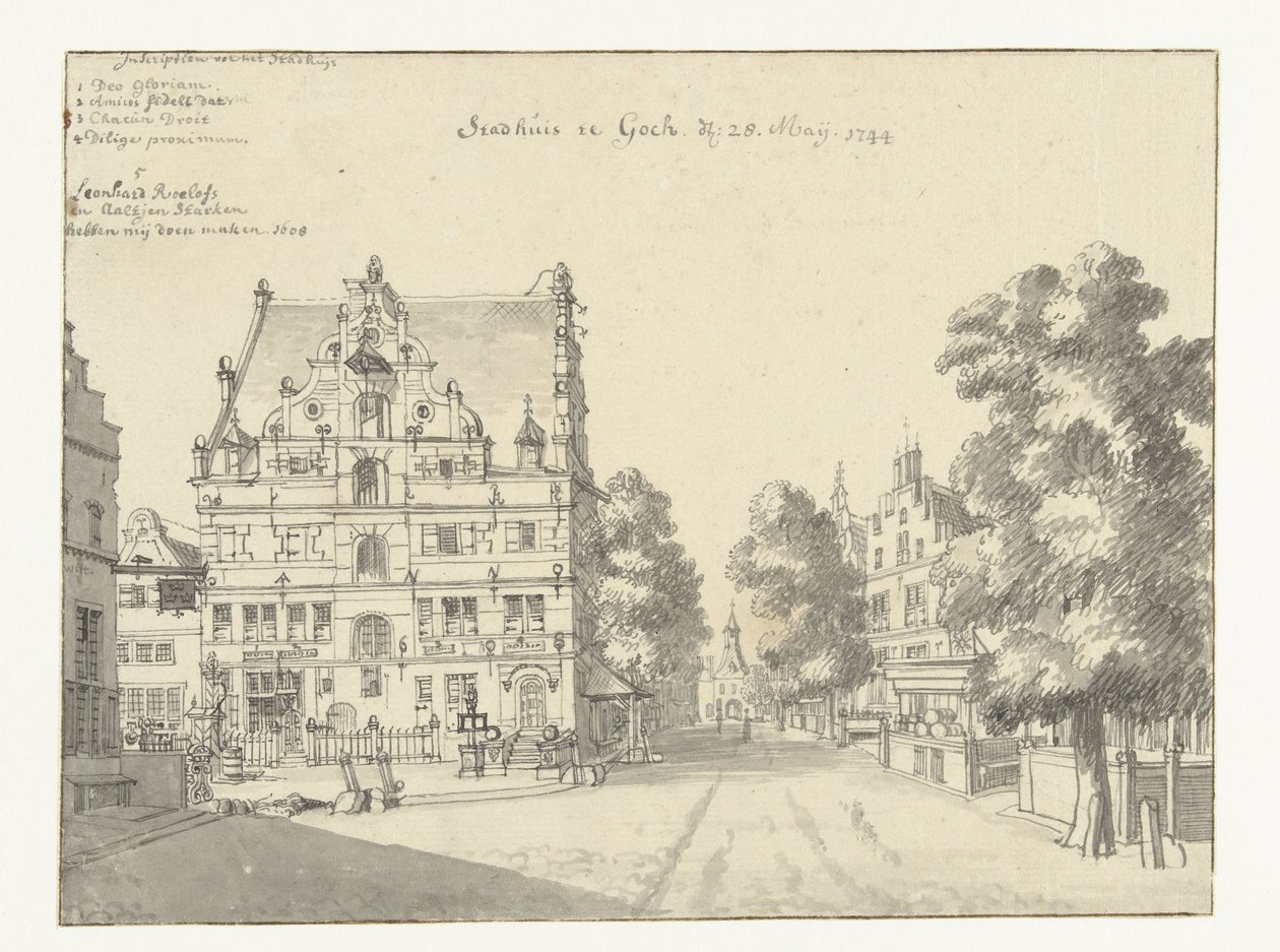 The Town Hall in Goch by Jan de Beijer