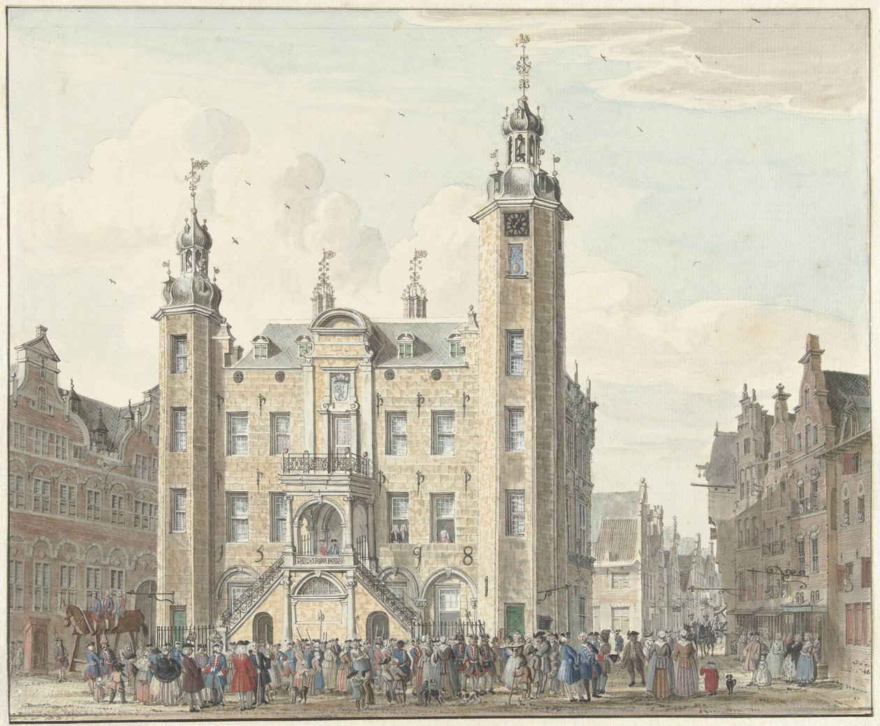 The Town Hall of Venlo by Jan de Beijer