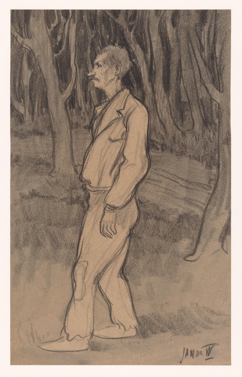 Worker by Jan de Waardt (signed by artist)