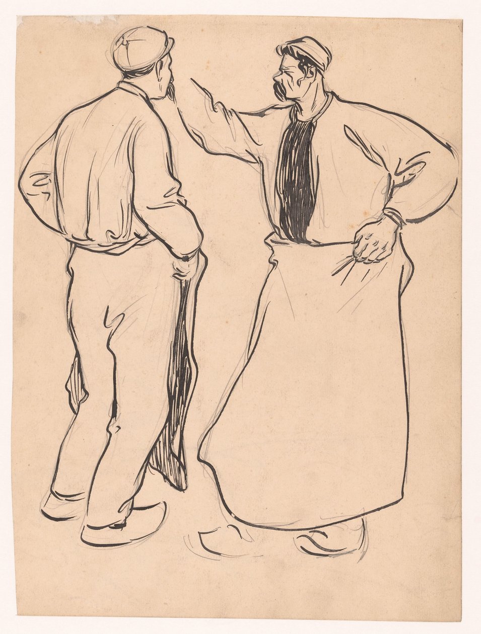 Two Studies of a Man by Jan de Waardt