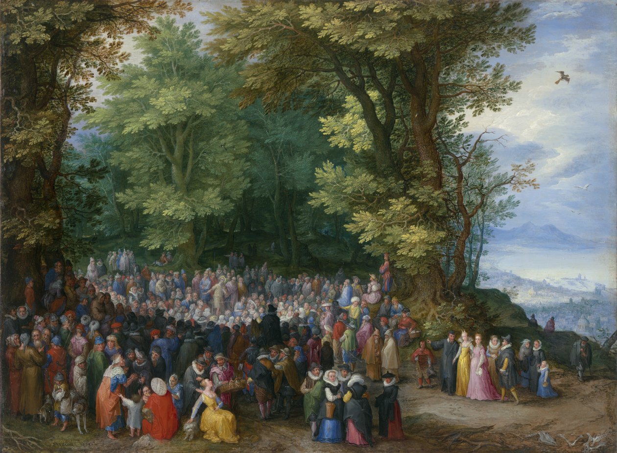 The Sermon on the Mount by Jan the Elder Brueghel