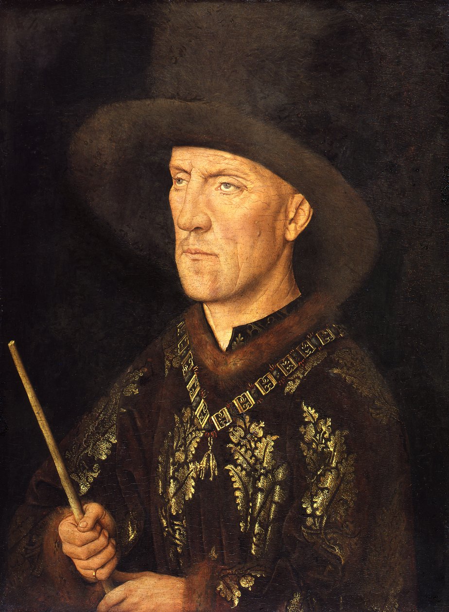 Portrait of Baudouin de Lannoy by Jan van Eyck