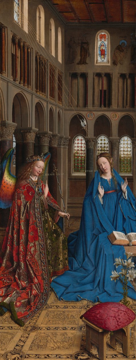 The Annunciation by Jan van Eyck