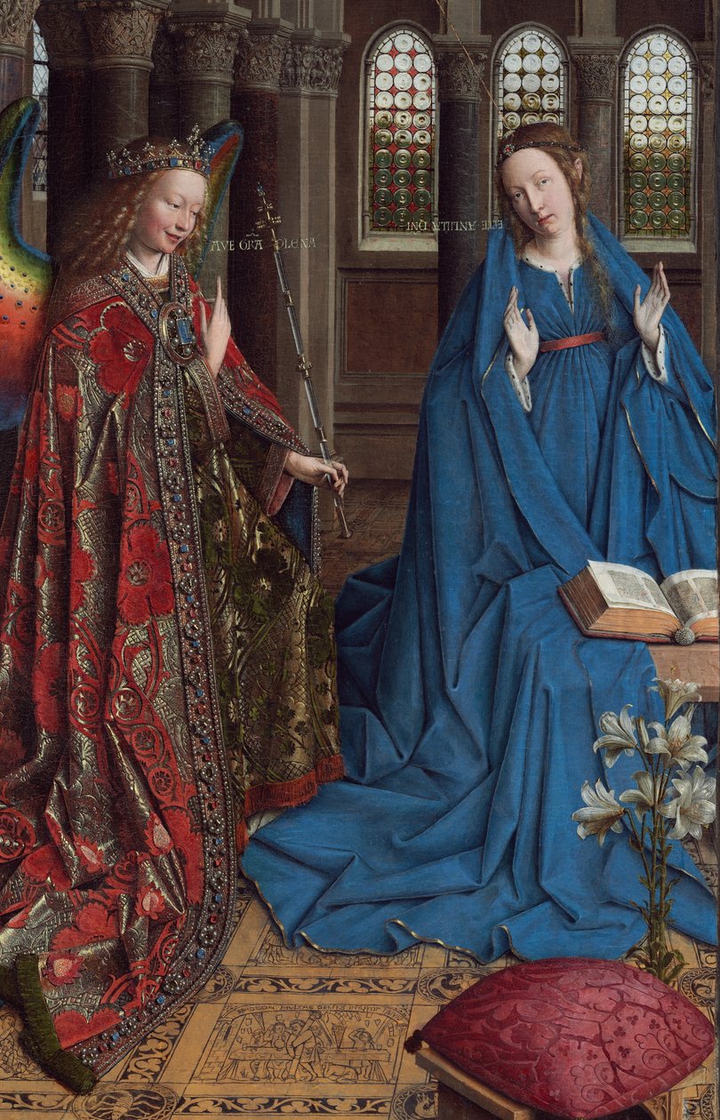 The Annunciation by Jan van Eyck