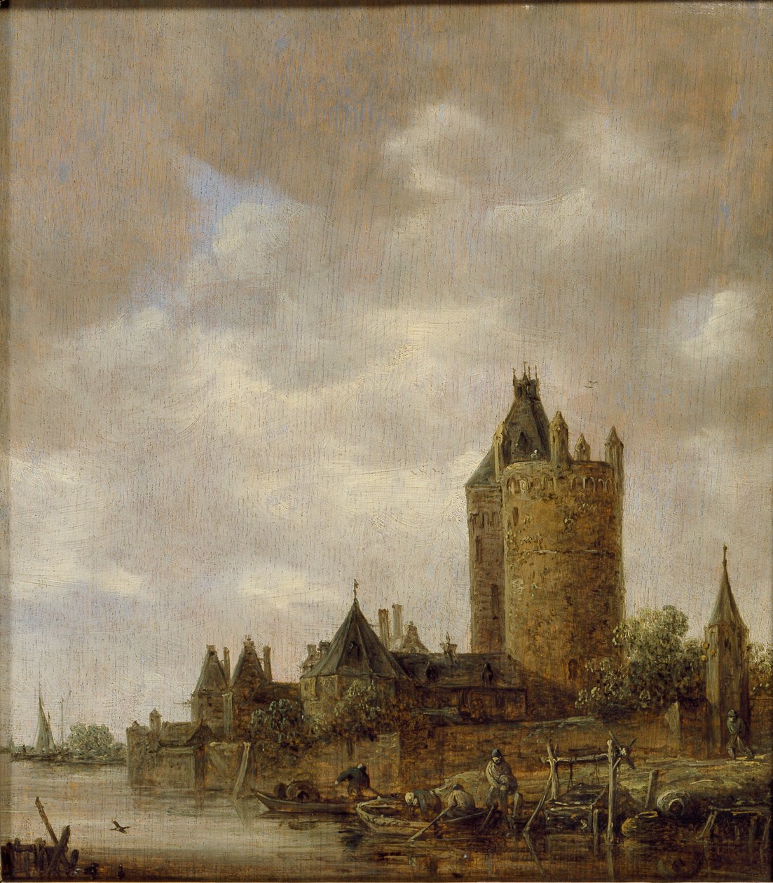 A Castle by a River by Jan van Goyen