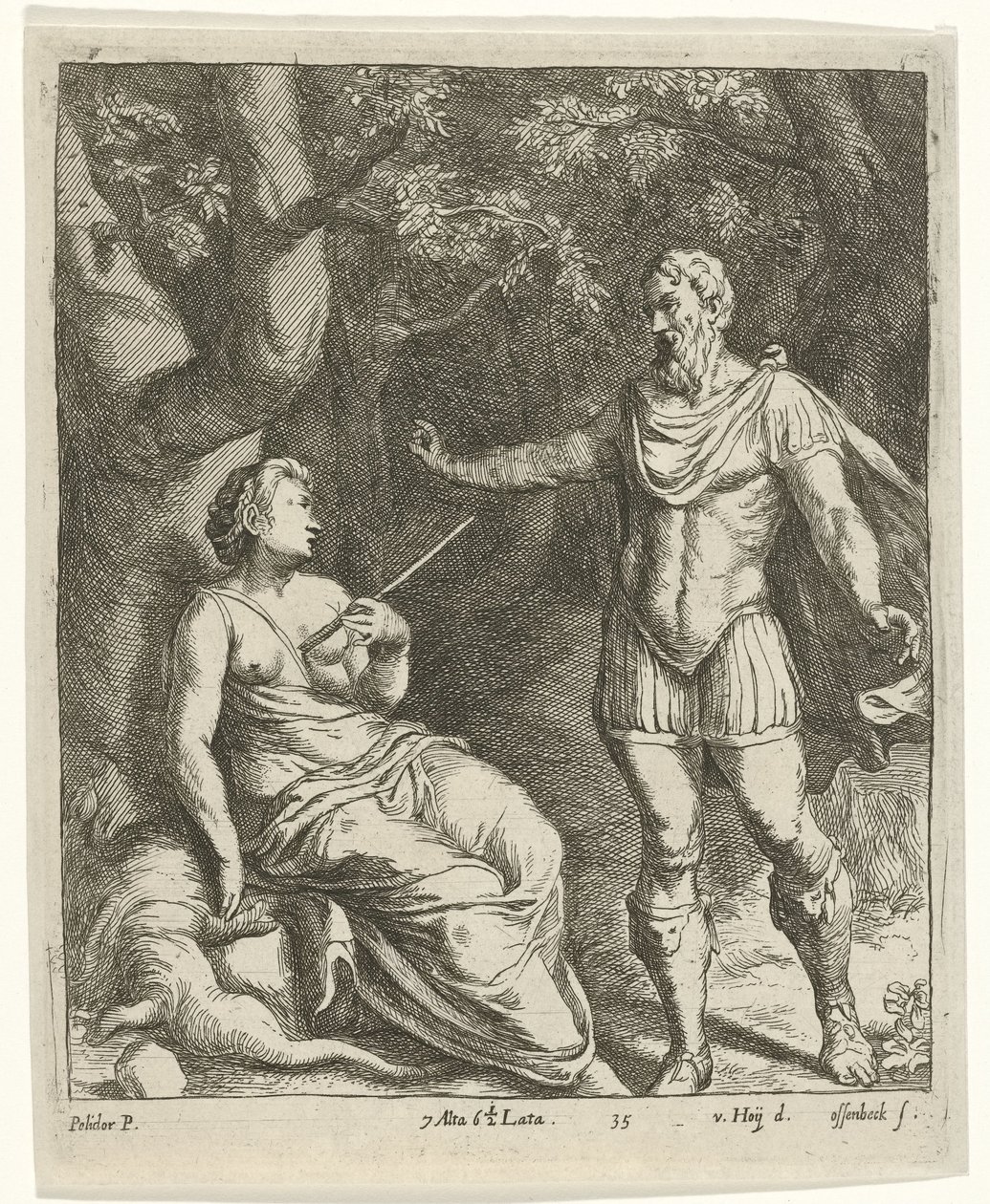 Cephalus and Procris by Jan van Ossenbeeck