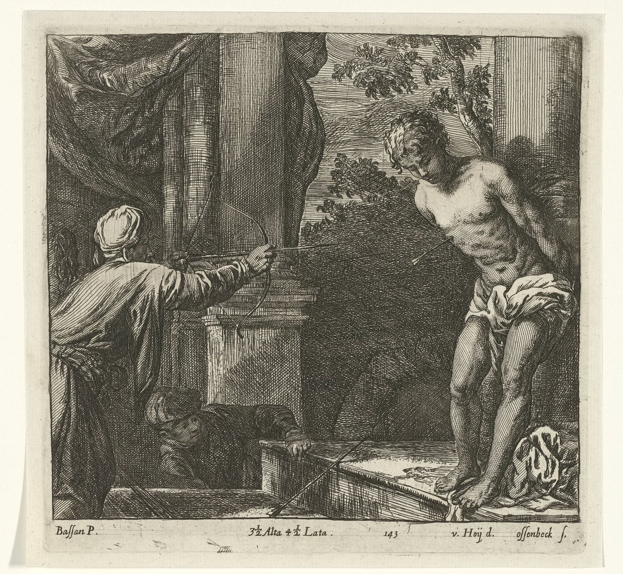 Martyrdom of Saint Sebastian by Jan van Ossenbeeck