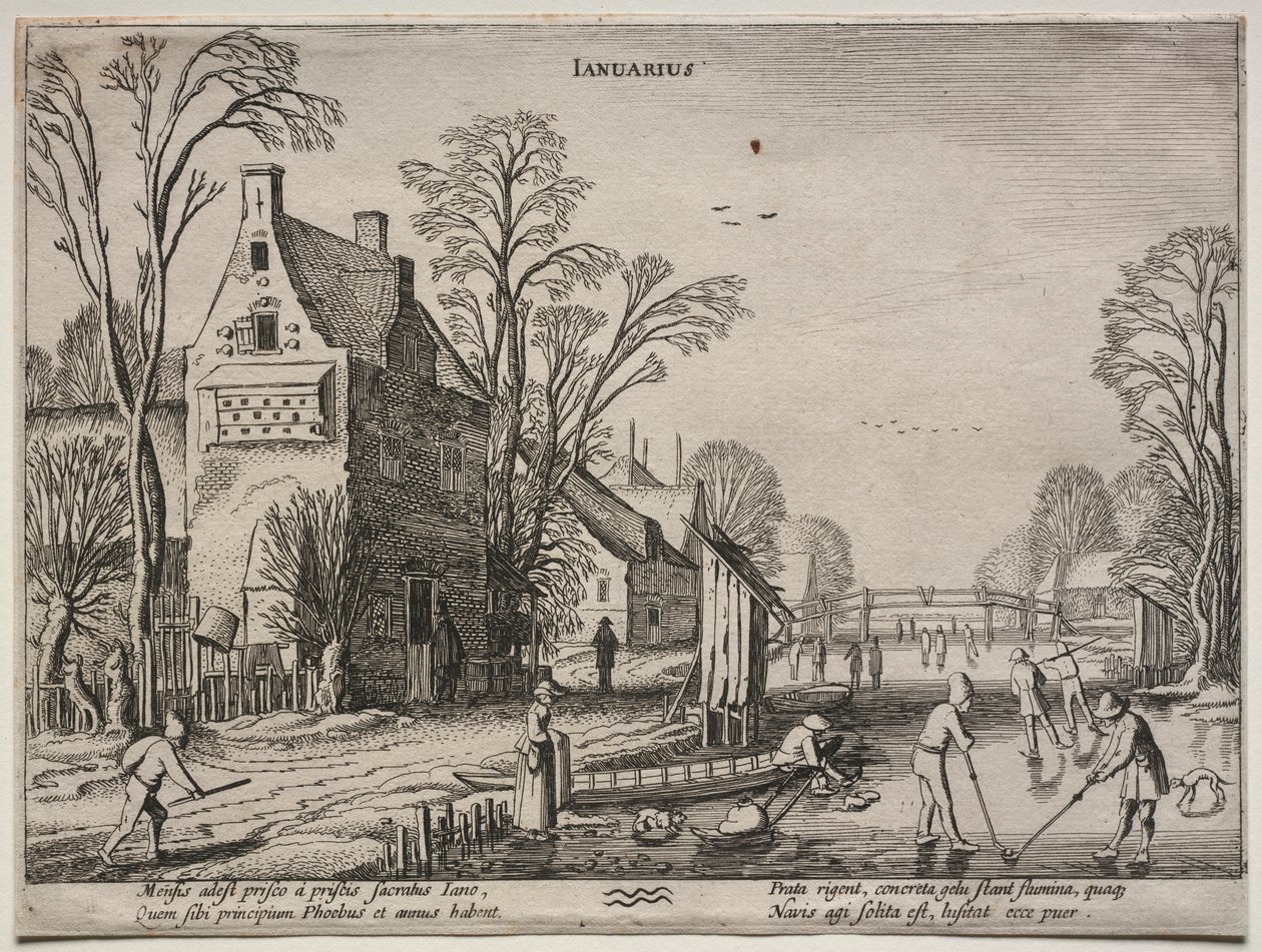 The Twelve Months: January by Jan van de Velde II