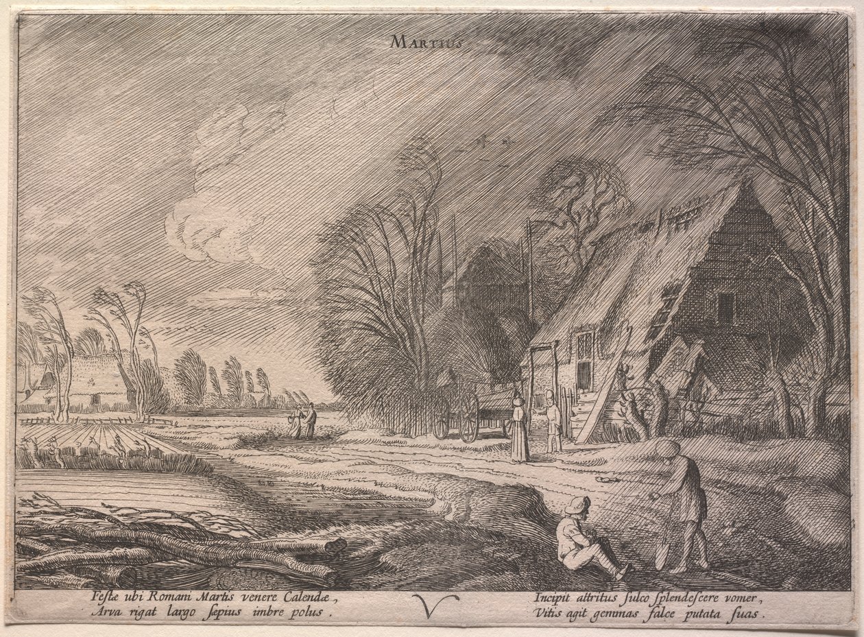 The Twelve Months: March by Jan van de Velde II