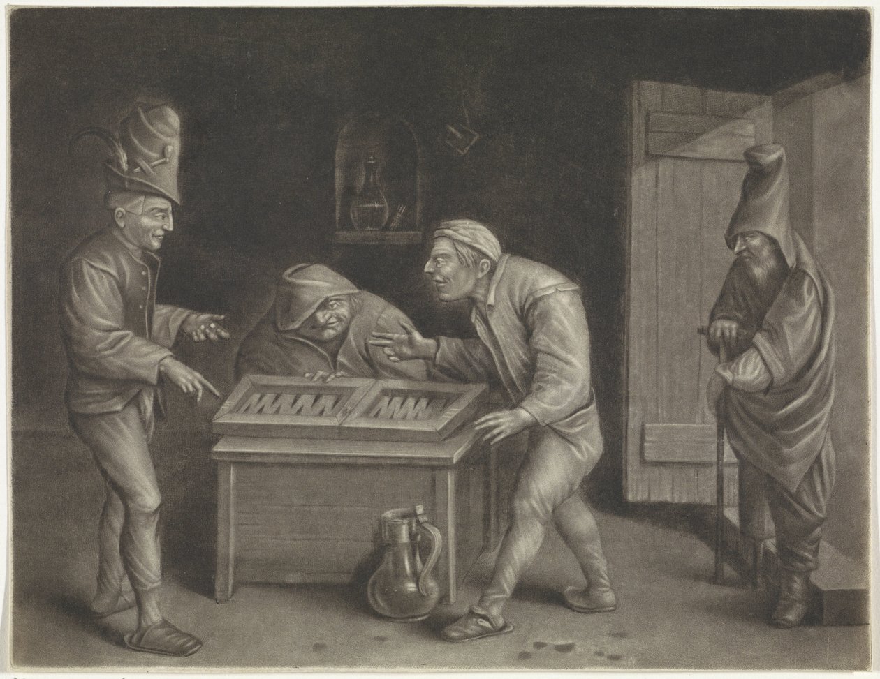 Backgammon Players by Jan van der Bruggen