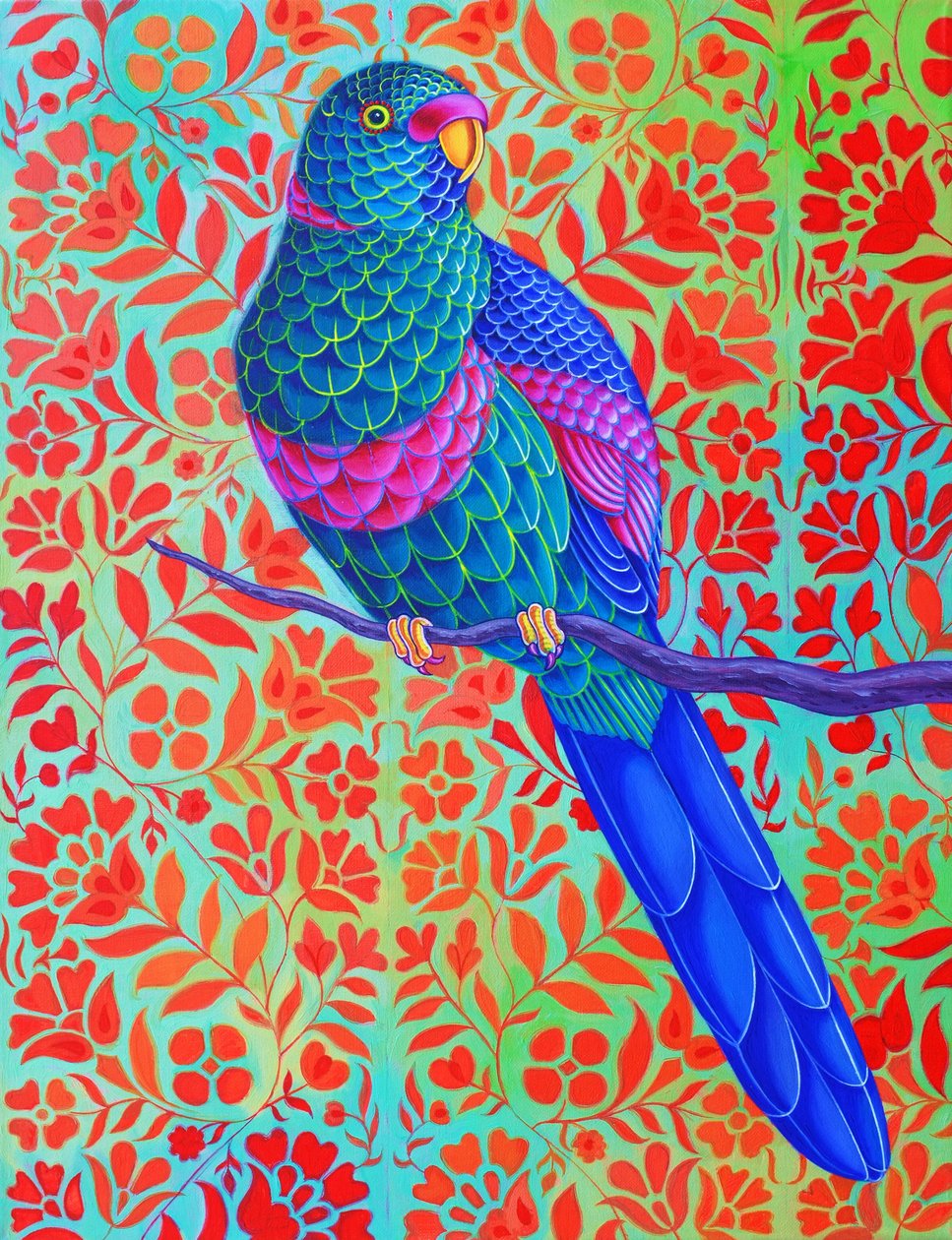 Blue Parrot by Jane Tattersfield