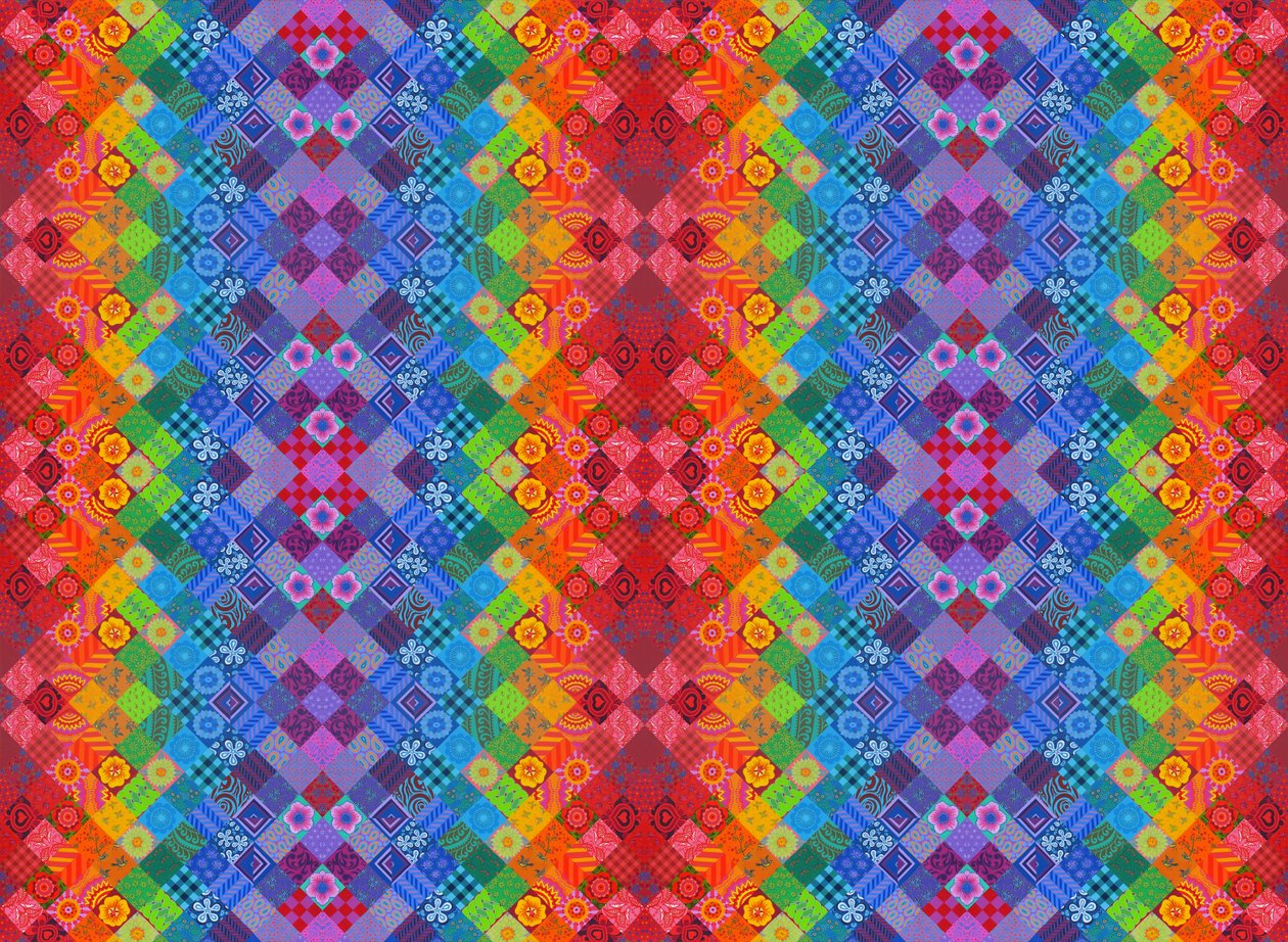 Painted Patchwork by Jane Tattersfield