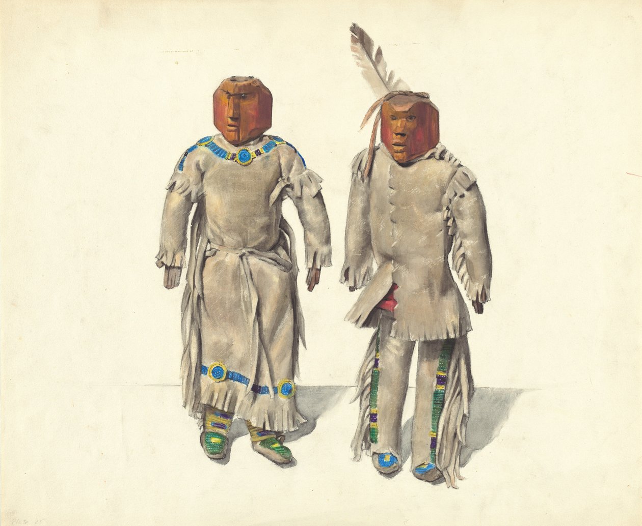 Cree Indian Dolls by Jane Iverson