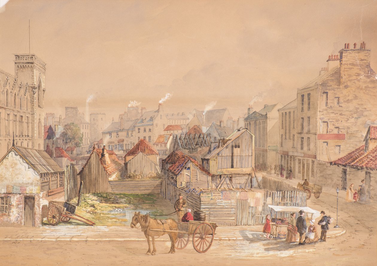 Site of the Albert Institute 1864 by Jane Stewart Smith