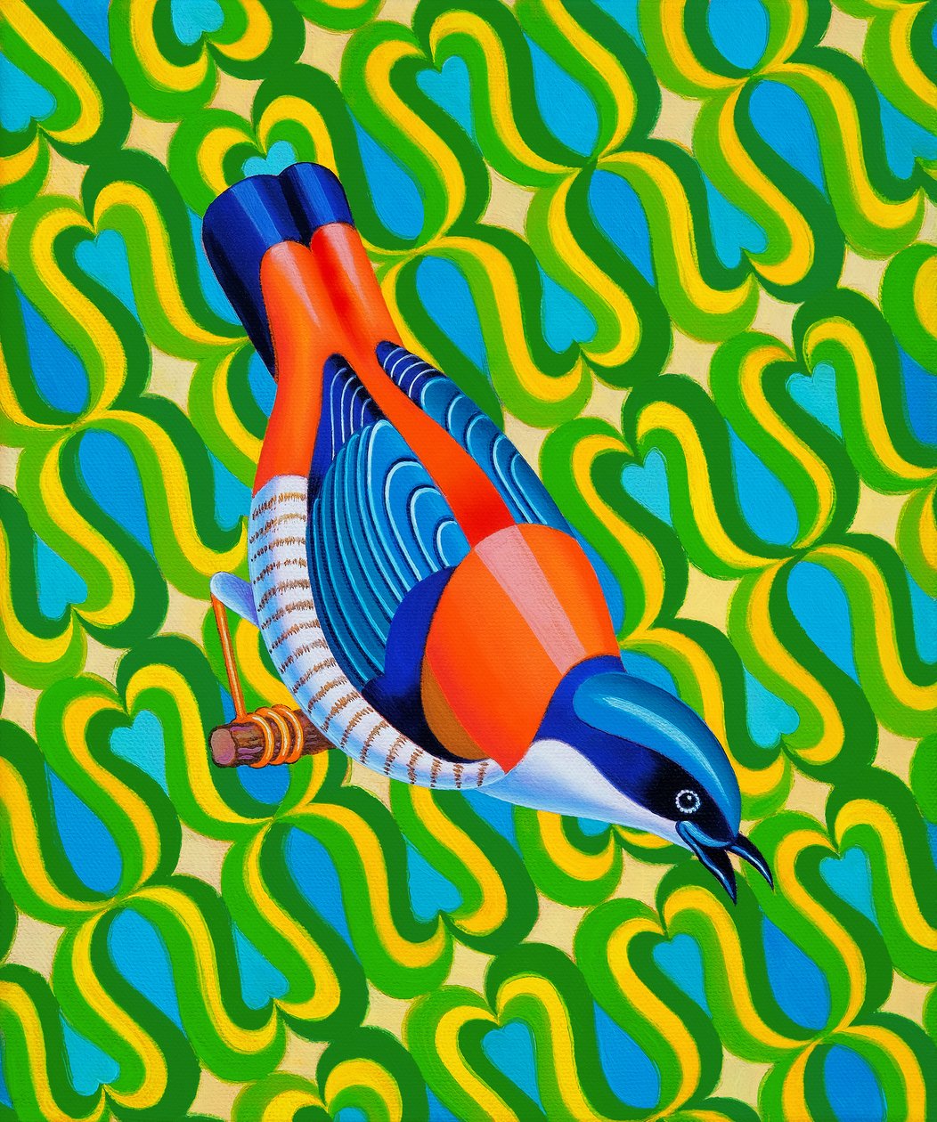 Himalayan Cutia bird by Jane Tattersfield