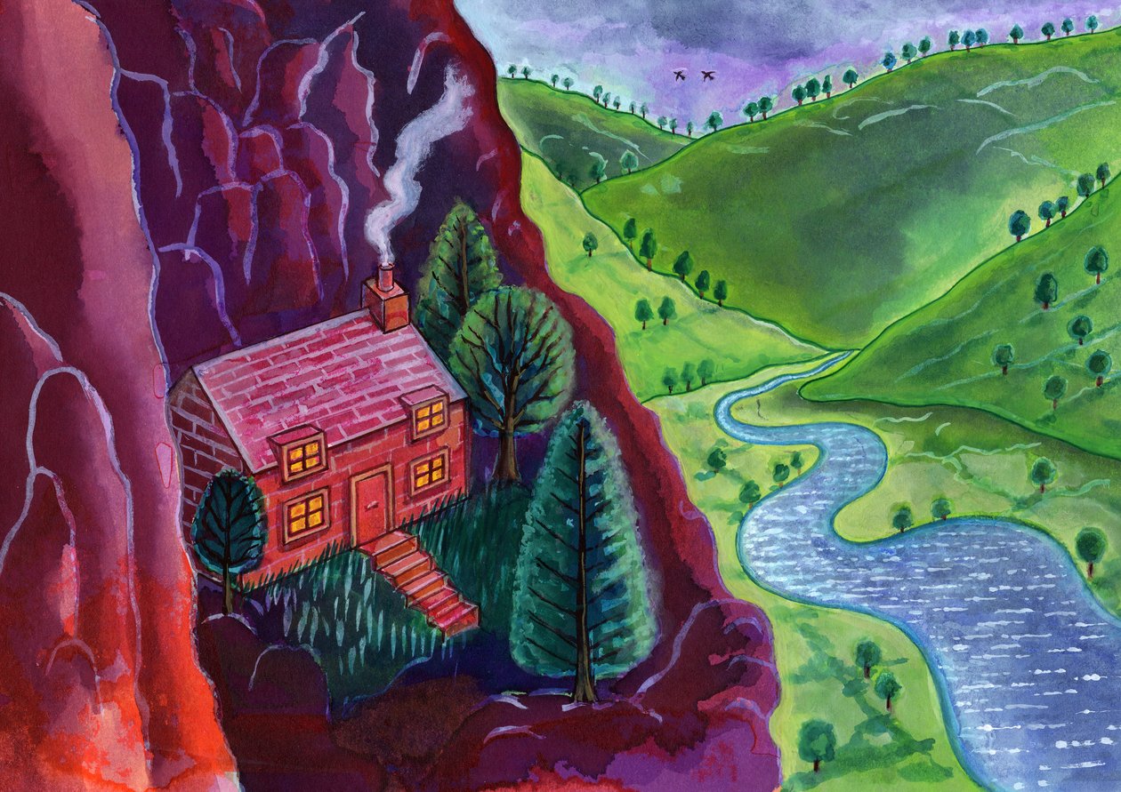 House in the Mountains, 2002 by Jane Tattersfield