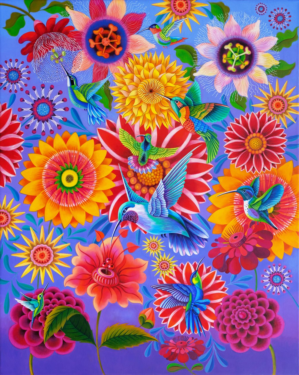 Hummingbirds by Jane Tattersfield