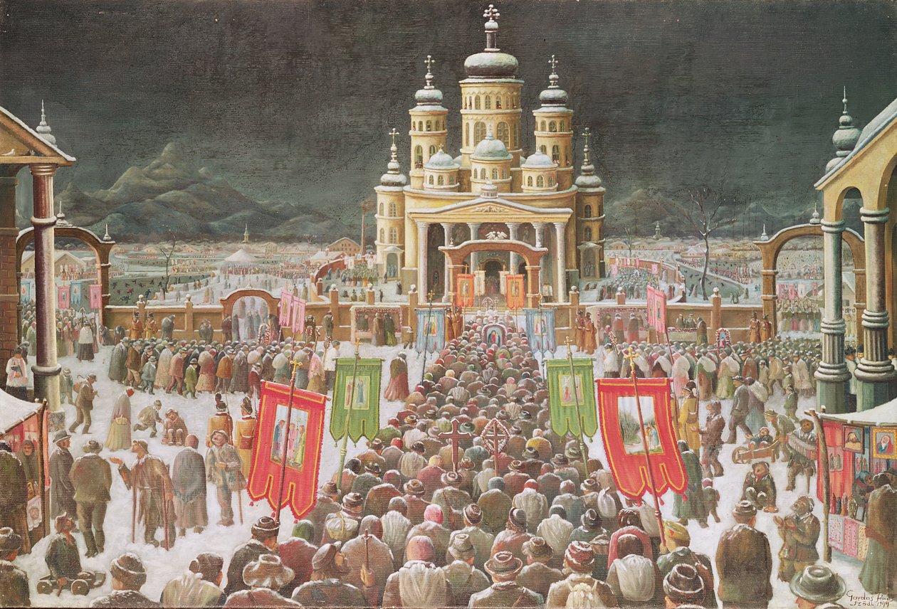 The Great Procession by Janos Gajdos