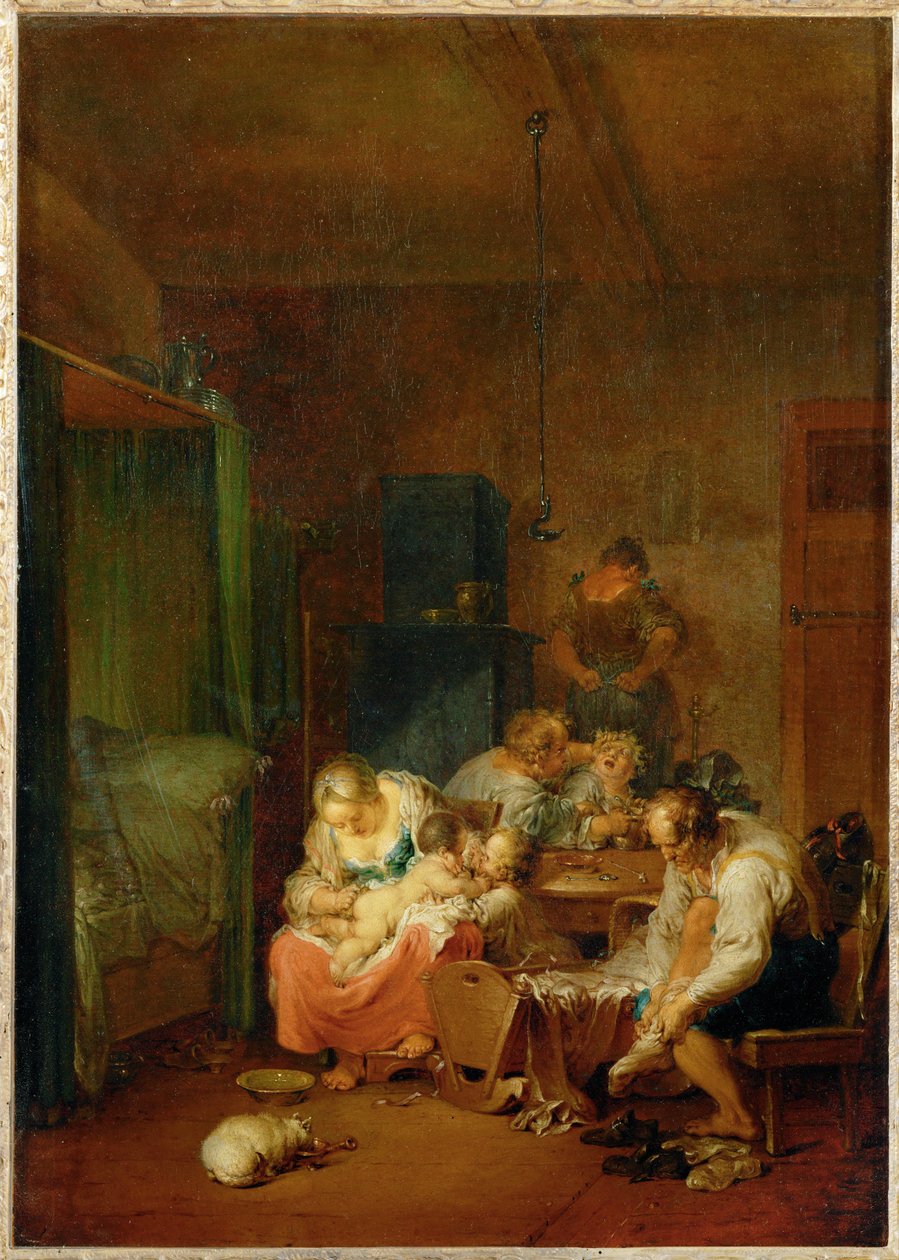 Interior, Morning by Januarius Zick