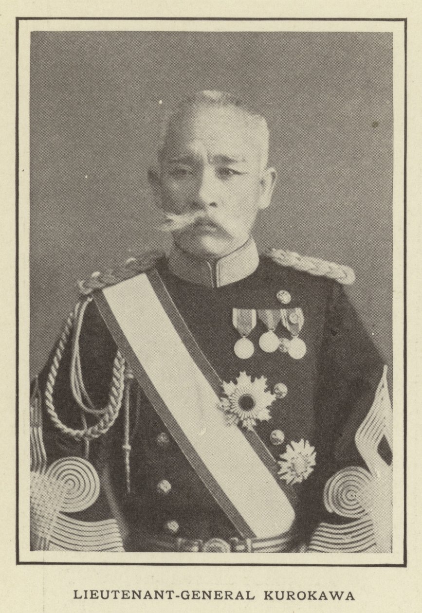 Lieutenant-General Kurokawa by Japanese Photographer