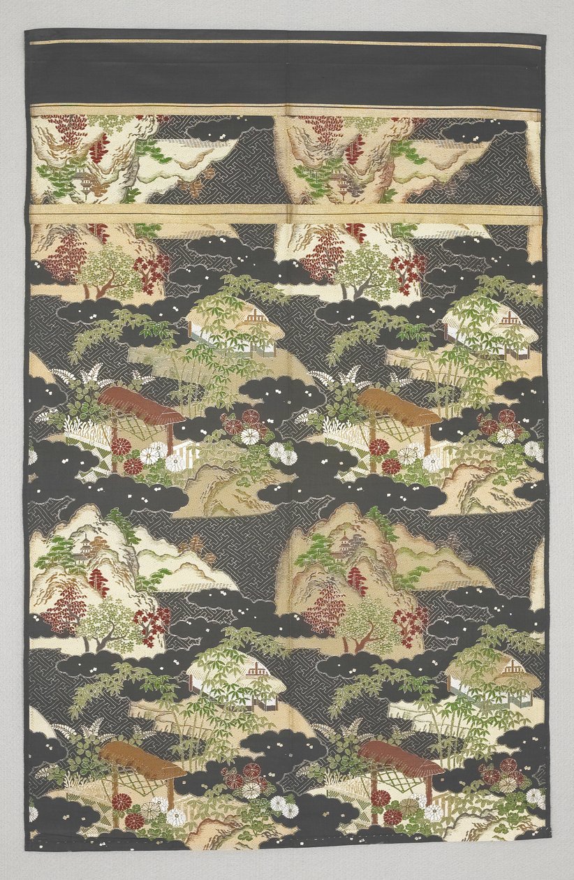 Obi Fragment by Japanese School