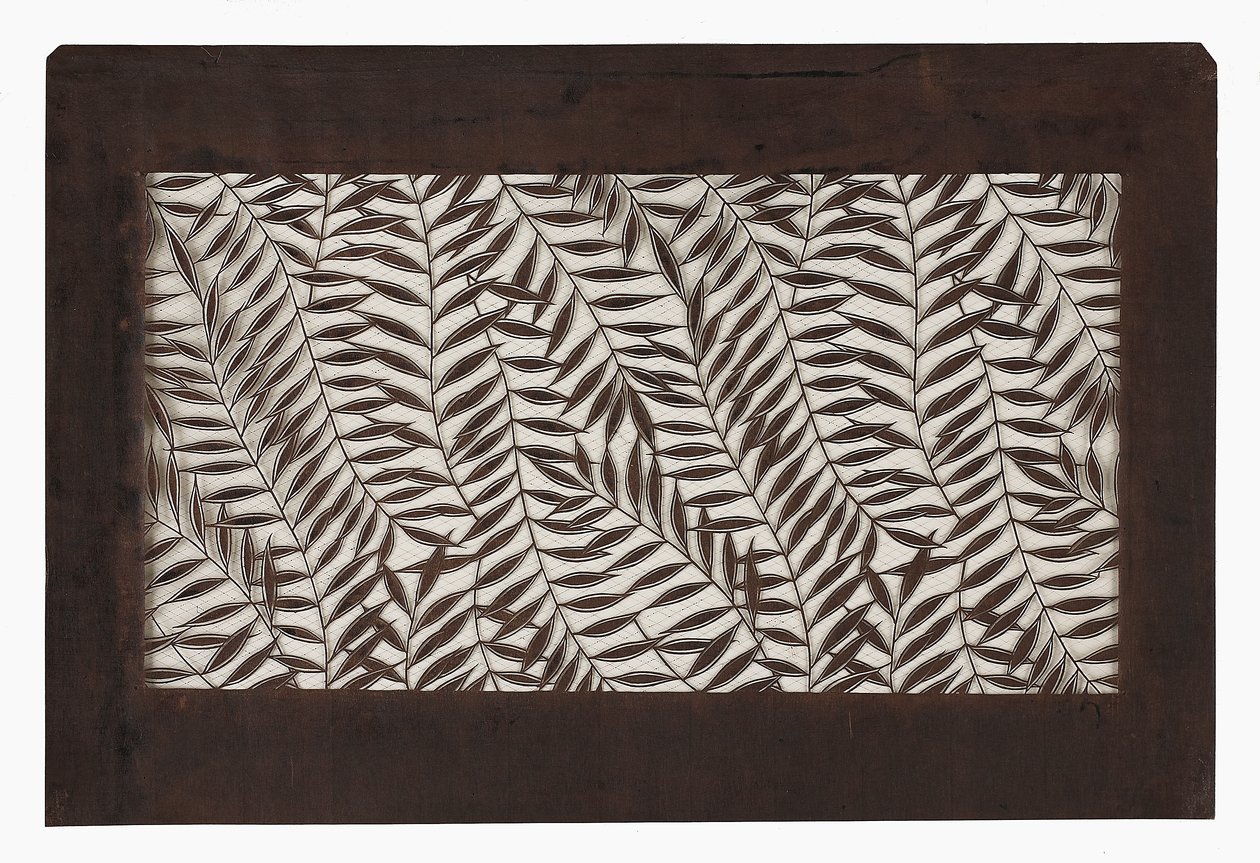 Paper stencil by Japanese School