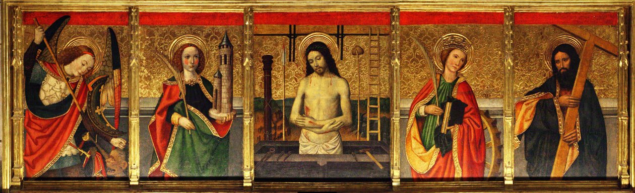 Tortosa Cathedral Huguet Transfiguration Predella by Jaume Huguet