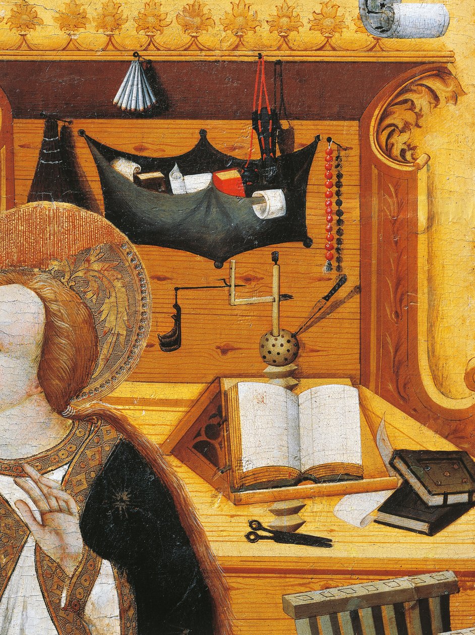 Bookrest, altarpiece from Verdu by Jaume Ferrer
