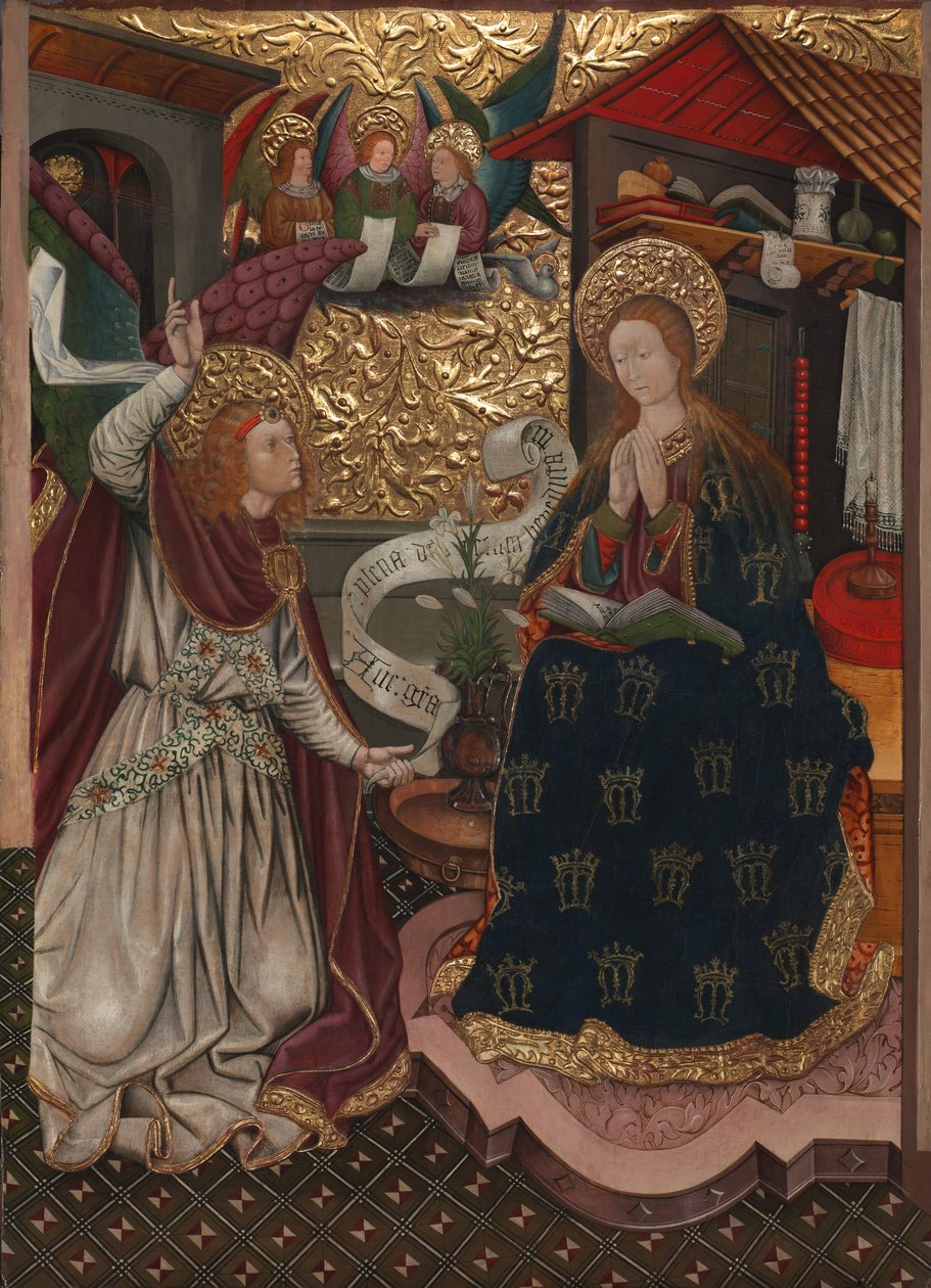 The Annunciation and The Nativity by Jaume Ferrer