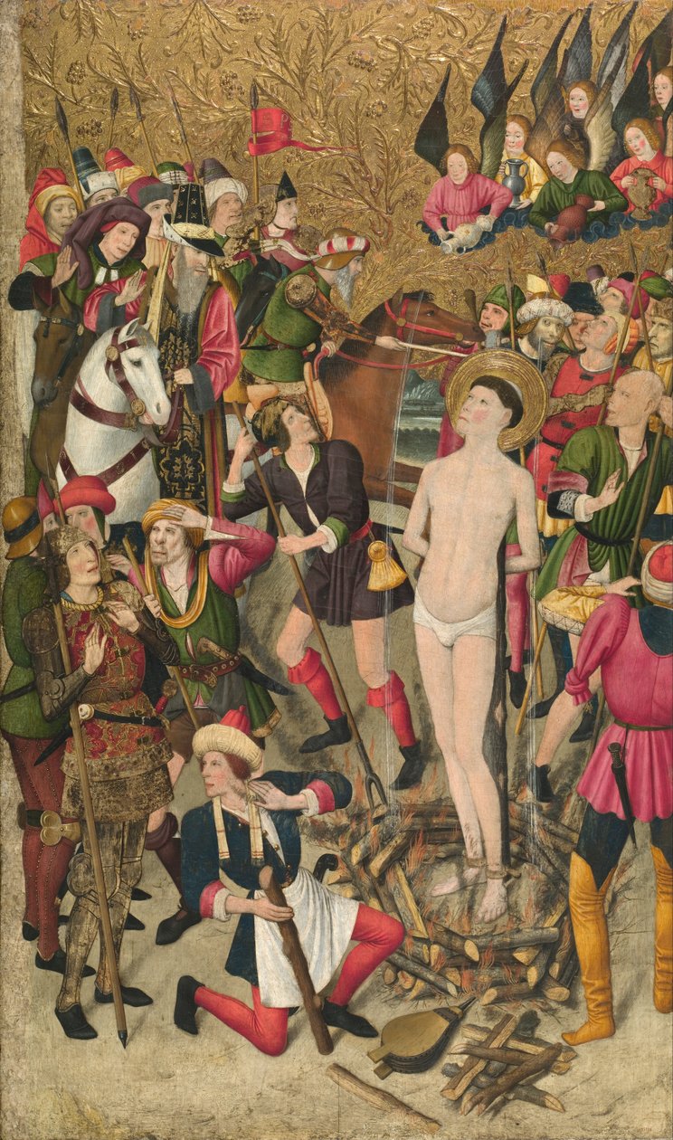 Saint Vincent at the Stake by Jaume Huguet