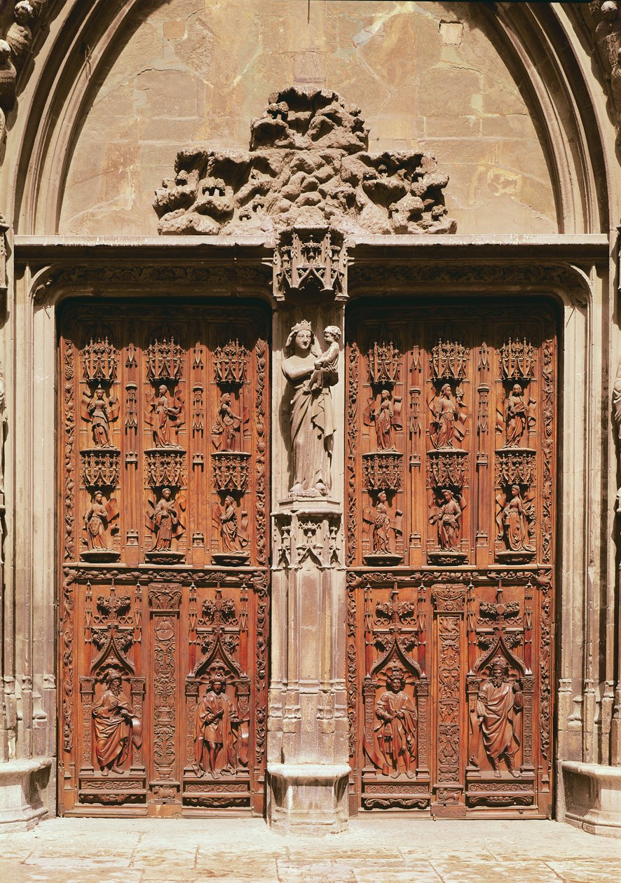 Main Portal of the Saint-Sauveur Cathedral, built in 1504 by Jean and Soquet, Pierre Guiramand